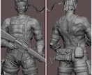 フィギュア用3Dデータを製作致します 先方の要望に合わせてジャンル問わず製作致します。 イメージ3