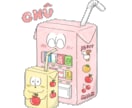 アイコンや商品パケに！ゆる～く笑えるキャラ描きます お手元にかる～くかわいいユーモアを イメージ4