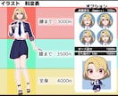 オリジナルキャラクターの立ち絵を描きます ーーーーーーーーーーーーーーーーー イメージ3