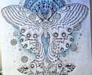 幾何学模様っぽいデザインを手描きます 精密画のような単純なパターンのような雰囲気 イメージ5