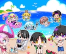 最大10人まで背景有りのミニキャラ一枚絵を描きます 生き生きとしたキャラクター達を描きます！ イメージ4
