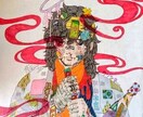 昔風のような個性的な絵を描きます アナログならではの絵をここに!観賞用の原画やデータなど! イメージ3