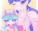 かわいい人物キャラを描きます アイコンやサムネイルなどをご希望の方に イメージ1