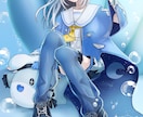 丁寧な絵柄でかっこいい・可愛い一枚絵を描きます 男性、女性どちらもキャラらしさを引き出すイラストを描きます！ イメージ1