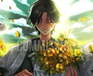 複数キャラOK!描き込んだ背景ありイラスト承ります レトロ・擬人化（人外）・ファッション・女の子が得意です！ イメージ4