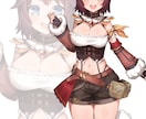 あなたのキャラクターをデザインから作ります TRPG、IRIAM、ゲーム、広告、動画などの立ち絵に！ イメージ5