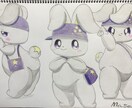 かわいい手描きのイラスト描きます 思わず抱きしめたくなる、ふんわりした柔らかな創造 イメージ1