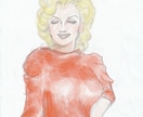 手描き絵・データ化、お好きな色で彩色いたします 鉛筆画をデータ化・色を反転など、線が独自で地味に個性的です！ イメージ2