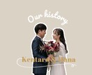 7.トレンドデザインのプロフィールムービー作ります DVD納品、音楽変更可能！大人気のデザイン結婚式に彩りを イメージ6