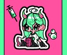 可愛いSNSアイコン制作します SNSで使えるイラストアイコンを格安で制作します！ イメージ2