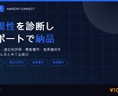 AmazonConnect導入を診断します CC移行の実現性・概算・スケジュールを報告書で納品 イメージ1
