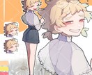 TRPGなどの立ち絵キャラクター制作します 可愛らしいキャラクターに仕上げます イメージ5