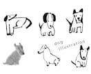 簡単な墨のイラスト描きます 素朴だったり、へたうまだったり イメージ3