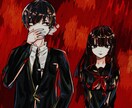 ミニキャラ立ち絵、アイコン描きます たくさんの種類の動きや表情描けます！！ イメージ6