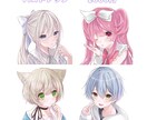 ふわふわとした雰囲気の可愛いイラスト制作します SNSへのアイコンやデフォルメイラストなどに！ イメージ3