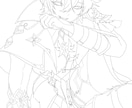一枚絵などのイラストを描きます 二次創作はガイドラインに基づいた上で可能です イメージ4