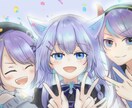 人物イラスト作成承りますます 当日中のレスポンス、なるべく早い納品を心がけています！ イメージ3