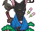 猫×和オリジナルイラスト制作します Japanese-style cat artwork. イメージ2