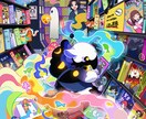 背景ありのアニメ調一枚イラストを制作いたします 商業利用可能！MVイラスト、キービジュアル、書籍、動画用など イメージ3