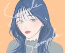 SNSやゲーム用のアイコンを制作します 韓国っぽ・似顔絵・美人さんやイケメンなどお任せください！ イメージ1