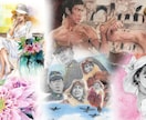 リアルな似顔絵お描きします 似顔・色塗り付き・上半身付き色々描けます！ イメージ5