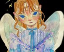 唯一無二の水彩画で女の子を描きます 現役美大生が水彩でサムネ映え間違いナシの絵を描きます！ イメージ5