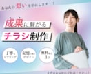 成果につながるチラシを制作いたします お客様の目的・ニーズに合わせたチラシをお作りします イメージ1