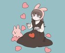 商用利用可！シンプルでキュートなイラスト描きます 丸っこい線と優しい色合いの可愛いイラストです！ イメージ4