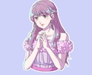オシャレ＆綺麗なアイコン/イラスト作成します 様々な絵柄に対応し、イメージにあったイラストを提供致します！ イメージ5