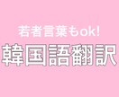 日⇄韓　ナチュラルに何でも翻訳しちゃいます インスタグラムやアイドルへのファンレターなど何でも大歓迎！ イメージ1