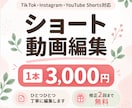 素材とご希望をもとに縦型ショート動画を編集します はじめてのご依頼も丁寧に対応いたします イメージ1