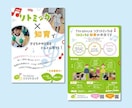 子ども・教育関係のチラシをお作りします 元・教諭のデザイナーが教育的ポイントを押さえて制作します！ イメージ1