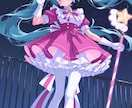 歌ってみた・動画サムネ用1枚絵制作します 商用利用OK！･ 単体／コラボ対応◎ イメージ4