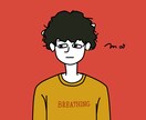 かわいいアイコンやキャラクターを描きます シンプルでかわいいのでアイコンにおすすめ！ イメージ9