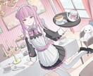 かわいい、キレイな1枚絵をお描きいたします サムネイル/SNSアイコン/立ち絵などにも！ イメージ5