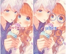 イラストレーターがAI イラストの加筆修正します AIイラストのここが変！もっと映えさせたい！ならお任せ★ イメージ2