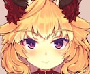 デフォルメイラストのSNSアイコン描きます 二頭身の可愛いキャラクターでSNSのアイコンをもっと可愛く！ イメージ1