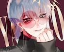バストアップアイコンをお描きします キラキラしたアイコンをお作りします！ イメージ2