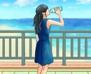 写真からイラストにします 思い出の写真を元に、鮮やかな印象のイラストに仕上げます！ イメージ3