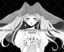 線画のみのアイコン、一枚絵作成します ベタは有料です。線画のみなので、ベタをご希望の方はメニューを イメージ1