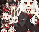 商用利用可★Live2D用パーツ分け立ち絵描きます SDキャラ付き。Vtuberとして活動を始めたい方に イメージ5