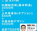 似顔絵ゆっきーの本格名刺☆成果に繋がる名刺作ります 名似と顔絵を一貫して作るから出来る最高の品質と低価格!! イメージ2