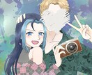 １〜３人のイラストを描かせていただきます 等身やSD、アニメ塗りから厚塗りまで、幅広く対応します イメージ1