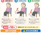 介護施設向け運動ポスターを作成します 理学療法士が見やすく作成します イメージ1