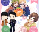 商用利用無料♪華やかでかわいいイラストお描きします Vtuber・フラスタ・応援広告等、幅広く対応してます◎ イメージ8