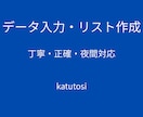 丁寧・正確　データ入力やリスト作成を代行します 夜間対応可・正確で丁寧な入力作業を行います イメージ3