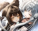 肌感が魅力的な可愛い女の子のイラストを描きます 肌感が美しい魅了される絵をご希望される方におすすめです！ イメージ3