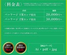 商品を引き立てる効果のあるデザイン作ります 業種は問いません。1案20,000円〜で作ります。 イメージ2