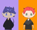 ぽっぷでかわいいアイコン用・SDイラスト作ります 3日以内に納品！シンプルアイコン用イラストをお届け！ イメージ6