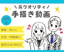 想いが伝わる手描きアニメーション動画を作ります 商品・サービス紹介、PR、自己紹介など幅広く対応します！ イメージ1